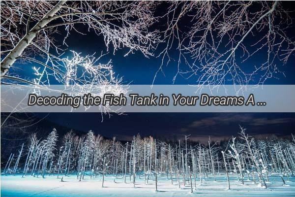 Decoding the Fish Tank in Your Dreams A Dive into the Hidden Messages of the Zhougong Dream Dictionary